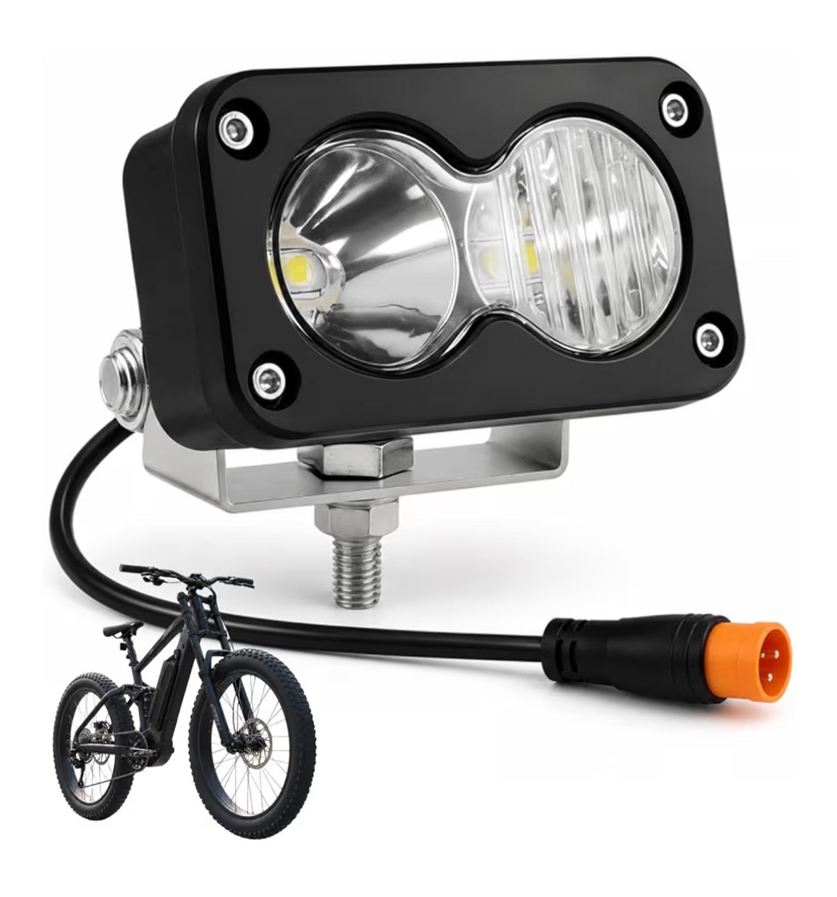 Baja headlights for Ridstar plug and play 3 pin male connector
