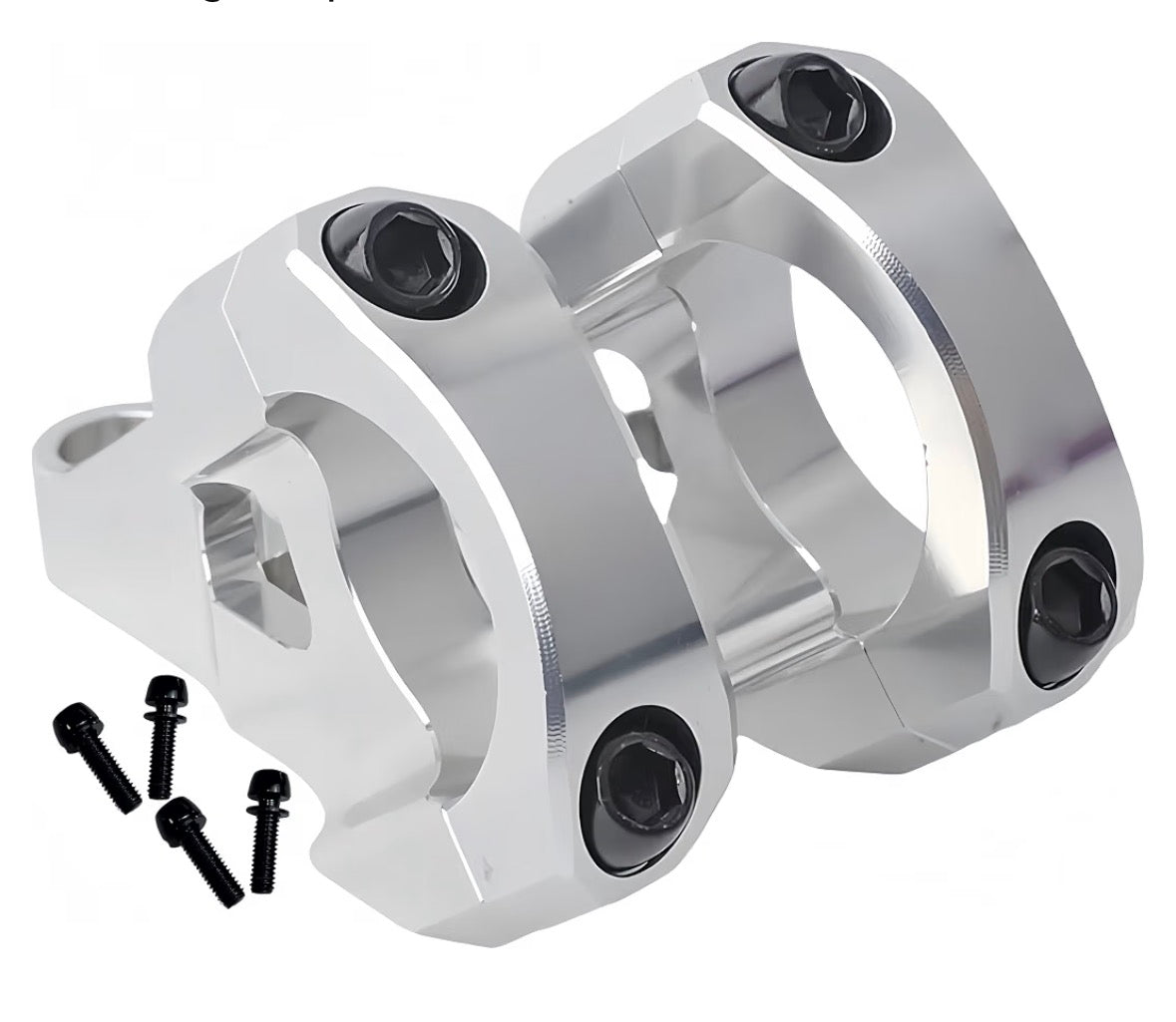 31.8mm direct handlebar mount (not direct hole fitting for most emotos but still works with stock bolts and holes)